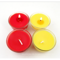 smokeless environmental frosted glass candle container